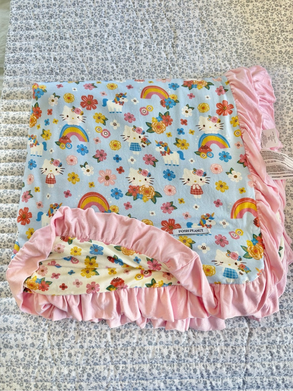 Posh Peanut x Hello Kitty Springtime Blue luxe